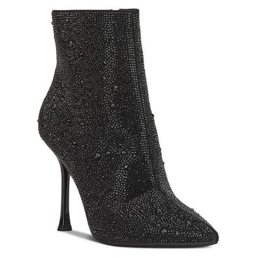 I.N.C Rhinestone Stiletto Booties 7.5